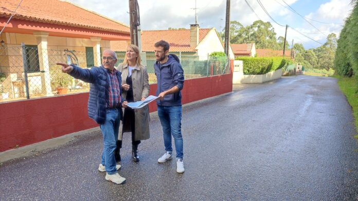 Obras saneamento Salceda